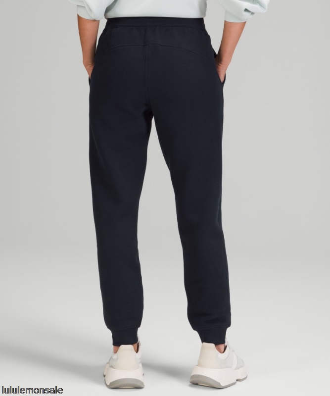 Lululemon Damen DELULU246 | Scuba High-rise Jogginghose Aus Fransenfrottee True Navy